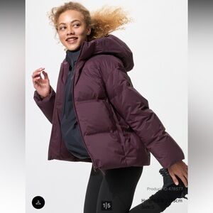 ‼️NEW Uniqlo Seamless Wine Puffer Down Parka Jacket